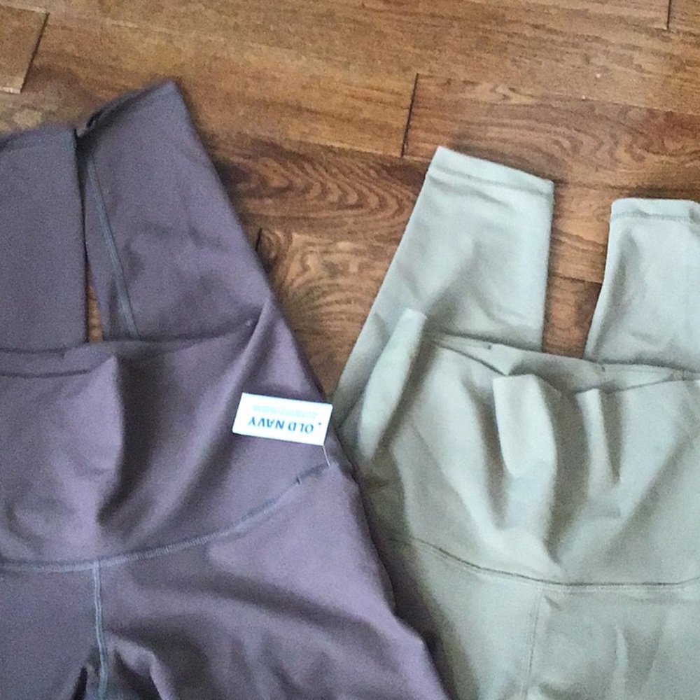 Old Navy Powersoft leggings 2 pair set